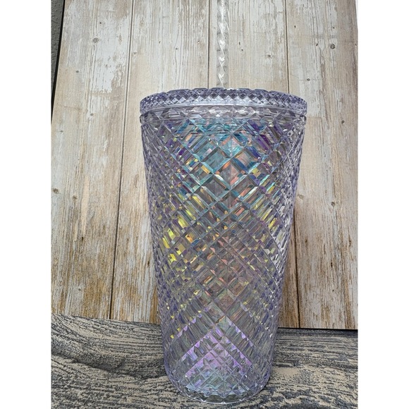 Starbucks Holiday 2022 Iridescent Unicorn Jewel Tumbler Cup Grande 16oz NEW - Picture 3 of 6